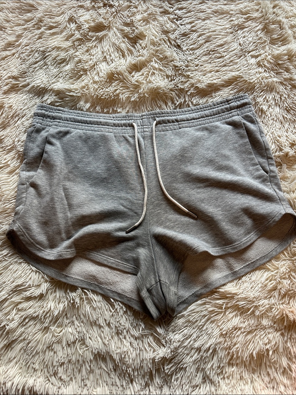 H&M Light Gray Athletic Drawstring Shorts